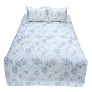 HomeTex Bed Sheet Flax Blue - BK-S-121