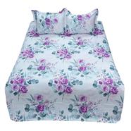 HomeTex Bed Sheet HRT Purple Rose - BK-HRT-100