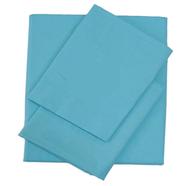 HomeTex Bed Sheet Powder Blue - BK-DC-104