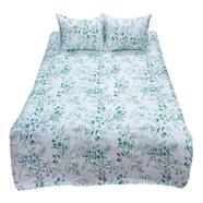 HomeTex Bed sheet Xwincel Green Leaf - BK-P-1000