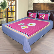 Home Tex Bed Sheet Cosmos Pink RTP - BK-RTP-1020