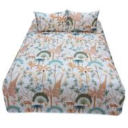 Hometex Bed Sheet Arabic Zoo - BK-R-157