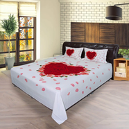 Hometex Bed Sheet Love RTP - BK-RTP-1042