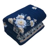 Hometex Comforter White Rose Blue - CTC-2302