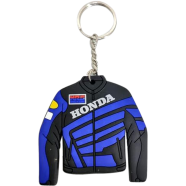 Honda Branded Racing Jacket Style Key Ring (Silicon And Rubber Made) - 1 Piece