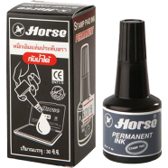 Horse Permanent Refill Ink Black