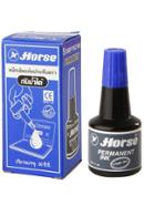 Horse Permanent Refill Ink Blue