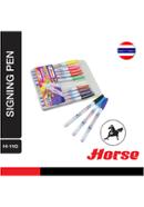 Horse Signing Pen (12 Colors) - H-110