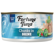 Hosen Fortune Tuna Chunks in Brine 185gm