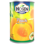 Hosen Quality Peach Halves In Syrup 420gm