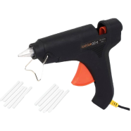 Hot Melt Glue Gun With 10 Glue Stick Free Black icon