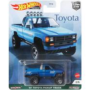 Hot Wheels Premium – 87 Toyota Pickup Truck 2/5 – Blue