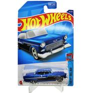 Hot Wheels Regular – 55 Chevy 1/5 And 20/250 – BLUE image