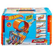 Hot Wheels Toy Car Track Set 2 Cars in 1:64 Scale