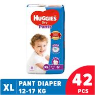 Huggies Dry Pant System baby Daiper (XL Size) (12-17kg) (42Pcs)