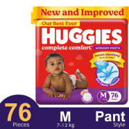 Huggies Wonder Pant System Baby Daiper (7-12 kg) (76 Pcs)