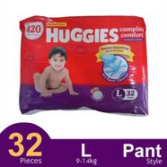 Huggies Wonder Pant System baby Daiper (L Size) (9-14kg) (32Pcs)