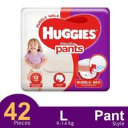Huggies Wonder Pant System baby Daiper (L Size) (9-14kg) (42Pcs)