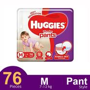 Huggies Wonder Pant System baby Daiper (M Size) (7-12kg) (76Pcs)