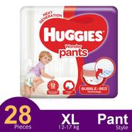 Huggies Wonder Pant System baby Daiper (XL Size) (12-17kg) (28Pcs)