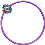 Hula Hoop Fitness Equipment 19 Inch - Purple icon