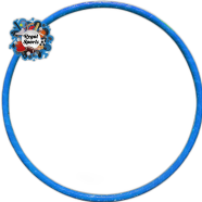 Hula Hoop Fitness Equipment - Blue 23 Inch icon