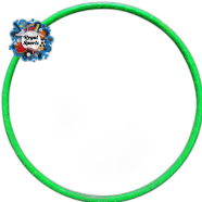 Hula Hoop Fitness Equipment - Green 23 Inch icon