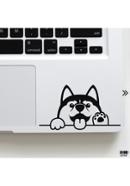 DDecorator Husky Waving Laptop Sticker - (LS154)