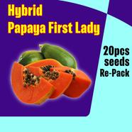 Hybrid Papaya First Lady 5 Pcs Seed - F-1
