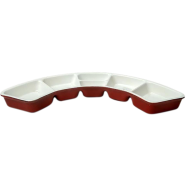 IHW Ceramic Compartments Sauce Dishes Curved - AT1690 icon