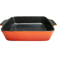 IHW Ceramic Square Dish Black Coated - SW9241