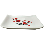 IHW Ceramic tray, Pottery Dessert Dish White 1 Pcs- SW9144