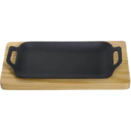 IHW Sizzling Dish with Wooden Stand - CLW23