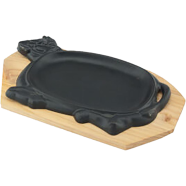 IHW Sizzling Dish with Wooden Stand and Lid - JLX6080