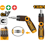 INGCO AKISD1208 Ratchet Screwdriver Set 13 In 1