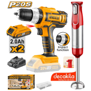 INGCO COSLI22112 Cordless 2 Pcs Combo Kit image