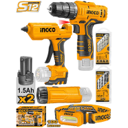INGCO COSLI22121 Cordless 4 Pcs Combo Kit