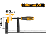 INGCO HFC021205 F Clamp With Plastic Handle