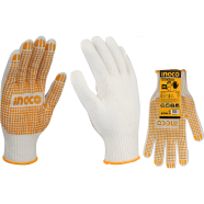 INGCO HGVK05 Knitted and Pvc Dot Gloves - XL