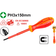 INGCO HISD81PH3150 Insulated Screwdriver