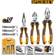 INGCO HKHLPS2831 High Leverage Pliers Set 3 Pcs