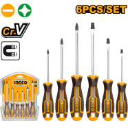 INGCO HKSD0628 Screwdriver Set 6 Pcs