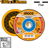 INGCO MCD161801 Abrasive Metal Cutting Disc 7 Inch