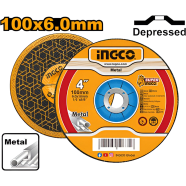 INGCO MGD601001 Abrasive Metal Grinding Disc 4 Inch 10pcs