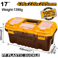 INGCO PBX1701 Plastic Tool Box 17 Inch