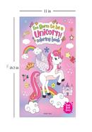 I Am Born To Be A Unicorn Coloring book - Giant book Series image