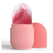 Ice Roller Face Massager to Brighten Complexion, Shrink and Tighten Pores - Pink