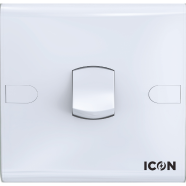 Icon Classic One Gang One Way Switch - 1390112301 image