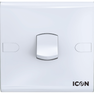 Icon Classic One Gang One Way Switch - 1390112301