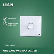 Icon Classic One Gang One Way Switch - 1390112301